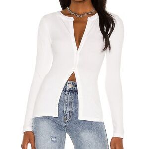 Superdown Sasha Button Top - S